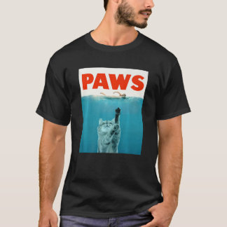 Paws Kitten Meow Parody Funny Cat Lover Gifts vint T-Shirt