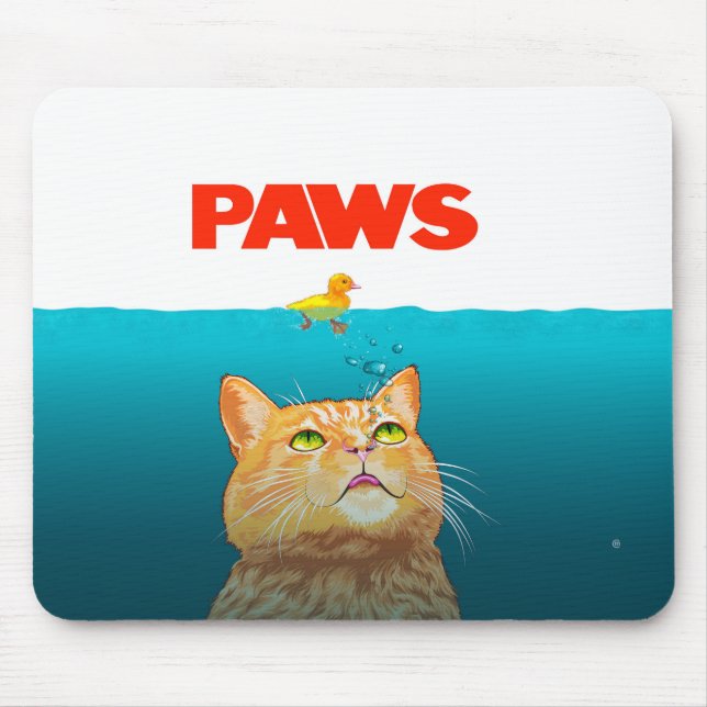 Paws!  mouse pad (Front)