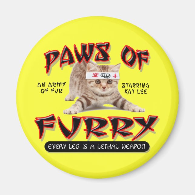 Paws Of Furry Magnet (Front)