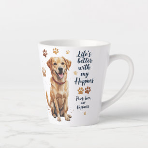 Paws of Joy Latte Mug