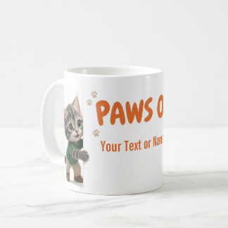 Paws Off Personalised Tom & Luna Cat Mug