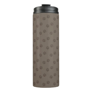 Paws Pattern, Boys Girls Kids, Dog Lover, Dog Fan Thermal Tumbler