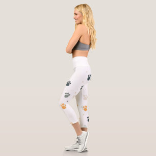 Paws & Pose Yoga Capri Leggings! 🐾🧘‍♀️ Leggings