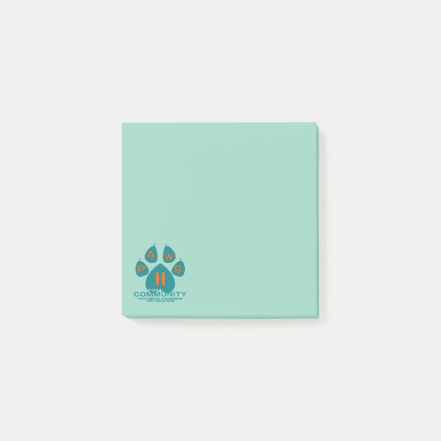PAWS PostIt notes  (Front)