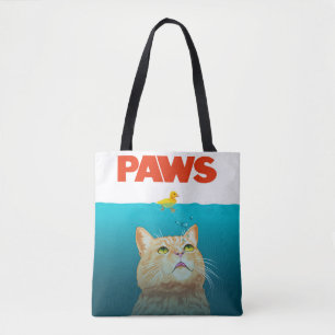 Paws!  tote bag