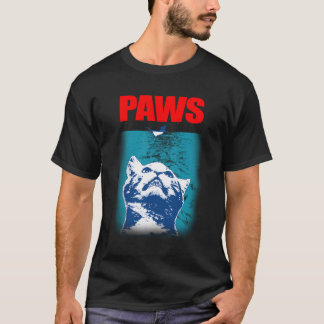 Paws Underwater Shark Attack T-Shirt