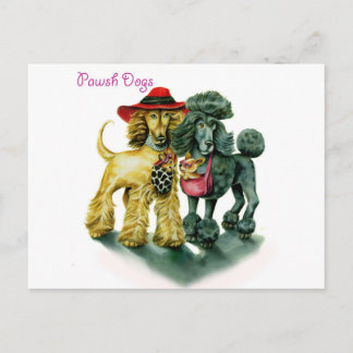 Pawsh Dogs Postcard