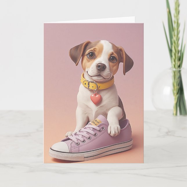 Pawsitive Birthday Vibes Card (Front)