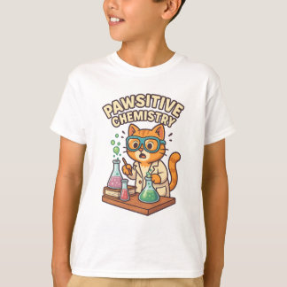 Pawsitive Chemistry – Cat Scientist T-Shirt