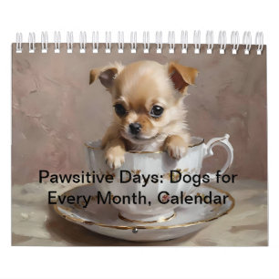 Pawsitive Days: Dogs for Every Month, Calendar