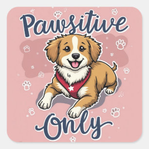 Pawsitive Energy Sticker