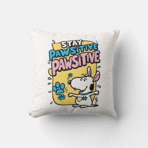 Pawsitive vibes cushion