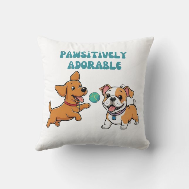 Pawsitively adorable cushion (Back)