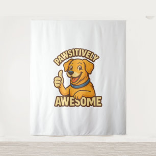 Pawsitively Awesome Tapestry
