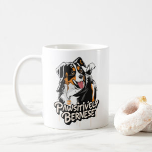 Pawsitively Bernese Graffiti - Bernese Dog Lovers Coffee Mug