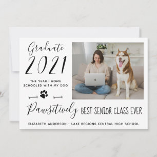 Pawsitively Best Senior Class 2021 Graduate Photo Announcement