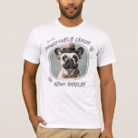 Pawsitively Crazy About Pet Photo T-Shirt<br><div class="desc">Pawsitively Crazy About You pet/ dog one pet photo personalisation. Great for your pet loving family member. AI generated filler photo. Replace with your own photo of your pet.</div>