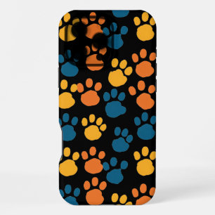 Pawsitively Cute Black iPhone 16 Pro Max Case