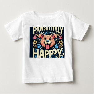 Pawsitively Happy  Baby T-Shirt