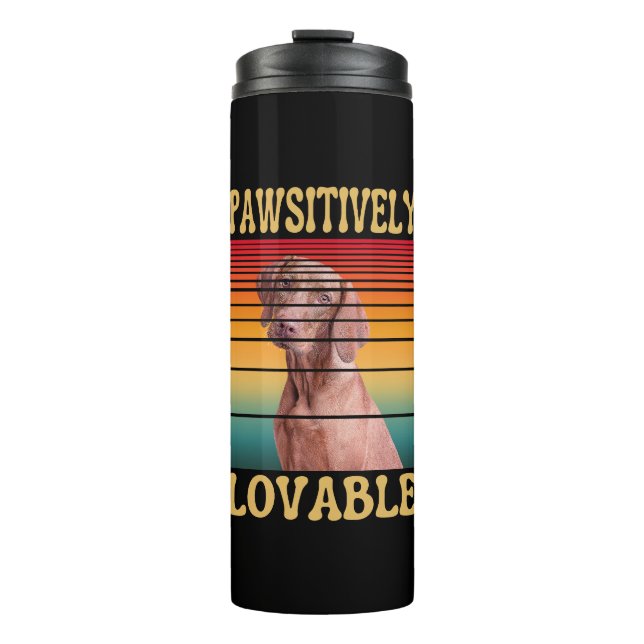 PAWSITIVELY LOVABLE  THERMAL TUMBLER (Front)