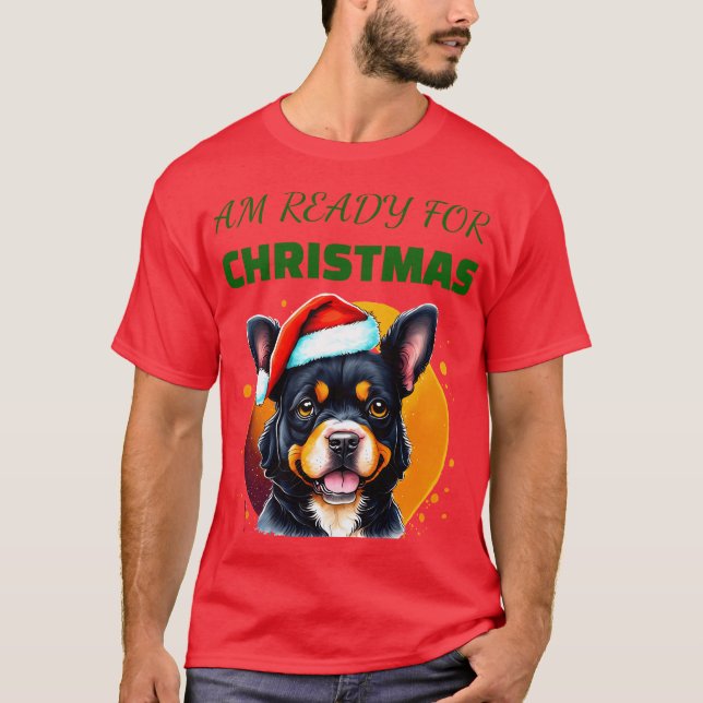 Pawsitively Merry Christmas T-Shirt (Front)