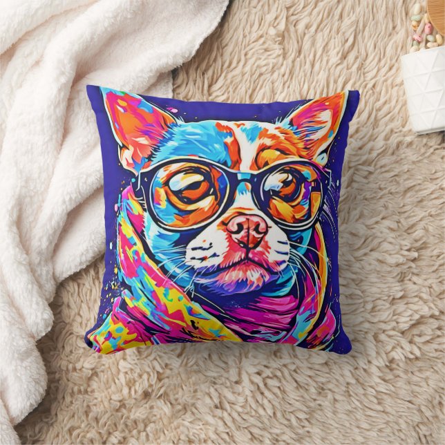 Pawsitively Perfect: Top Dog Artwork Cushion (Blanket)