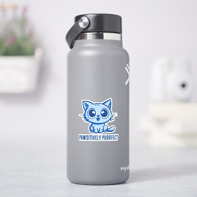 Pawsitively Purrfect, Beautiful Manga Kitten (HydroFlask)