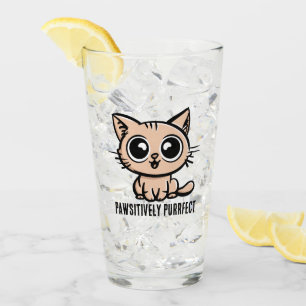 Pawsitively Purrfect, Beautiful Manga Kitten Glass