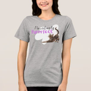 Pawsitively Purrrfect Tri-Blend Shirt