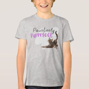 Pawsitively Purrrfect Tri-Blend Shirt