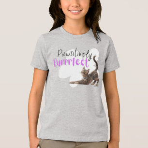 Pawsitively Purrrfect Tri-Blend Shirt