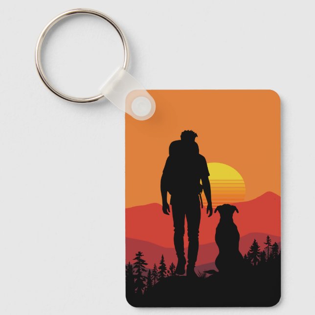 Pawsome Adventures in Nature Key Ring (Front)