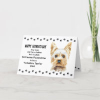 Pawsome Best Yorkshire Terrie Dog Dad Father's Day