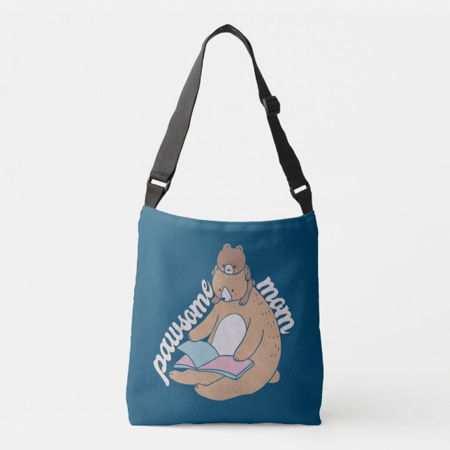 Pawsome Mum Crossbody Bag (Front)