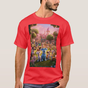 Pawsome Playtime: Cartoon Dog T-Shirt Designs