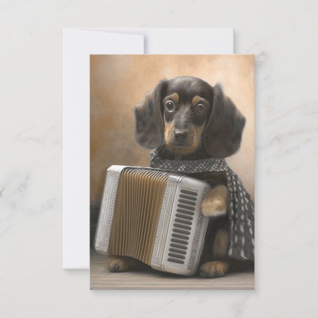 Pawsome Polka Thank You Card (Front)