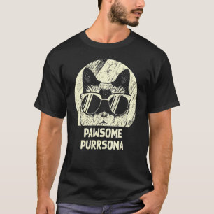 Pawsome Purrsona Cat Girlfriend Kitten Fiance T-Shirt