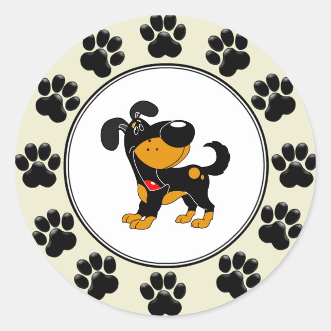 PawsRUs Classic Round Sticker (Front)