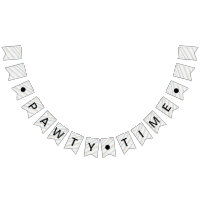 Pawty Time Fun Striped Dog Pet Birthday