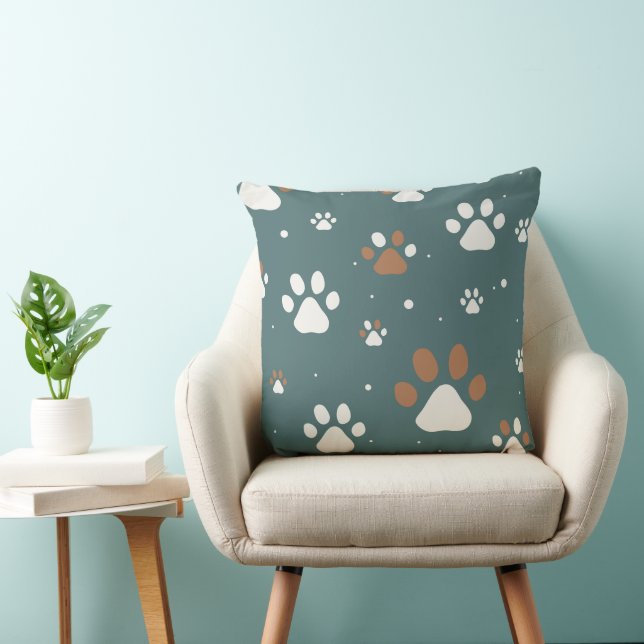 Pawz 20x20 Throw Pillow (Chair)