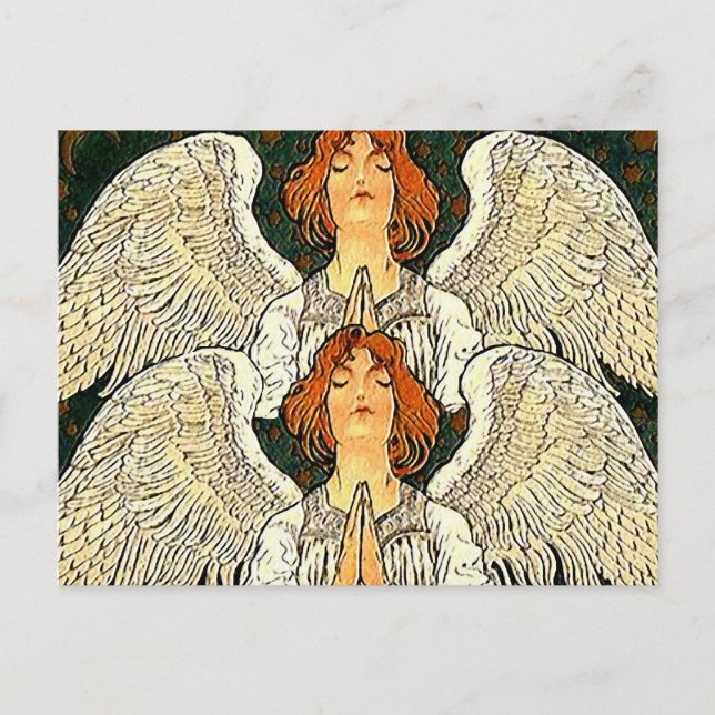 Pax Angel Twin Postcard (Front)