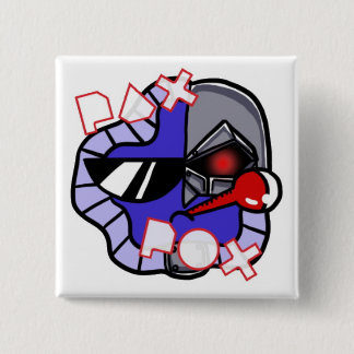 Pax Pox Cyborg 15 Cm Square Badge