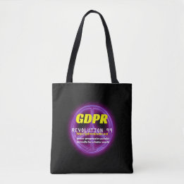 Paxspiration GDPR Basic Black Tote Bag