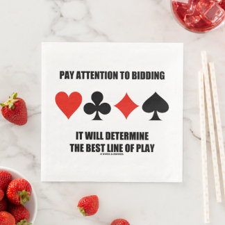 Pay Attention To Bidding Will Determine Best Line Napkin