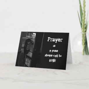 Pay Phone To God Get Well Card