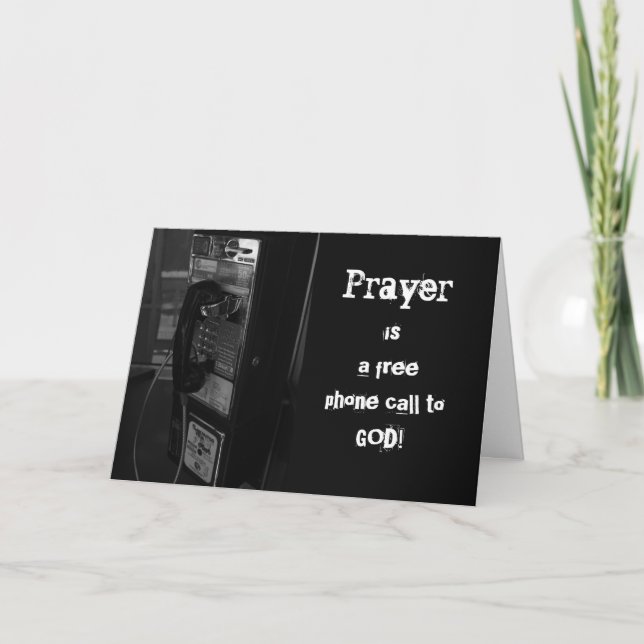 Pay Phone To God Get Well Card (Front)