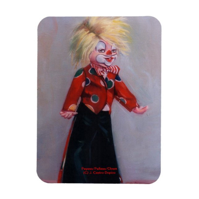 Payaso/Pallaso/Clown Magnet (Vertical)
