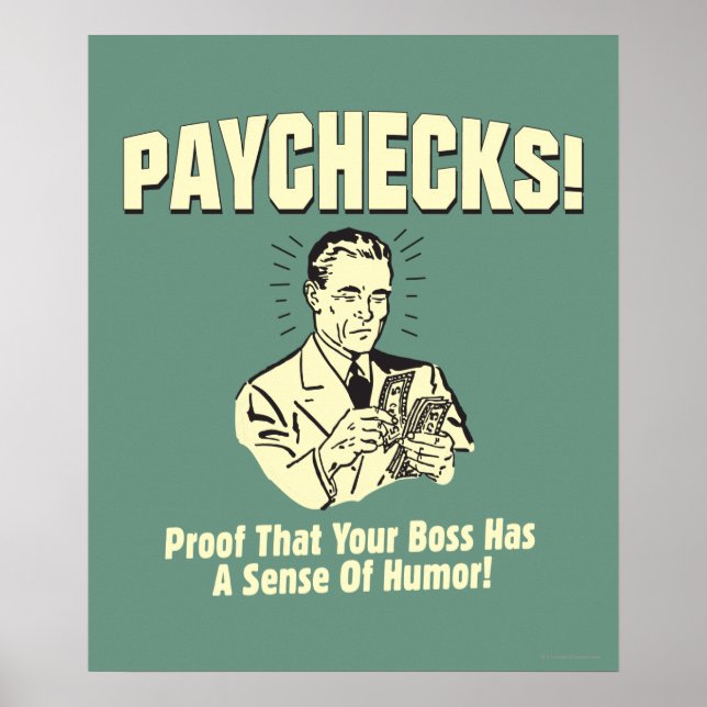 Paychecks: Sense of Humour Poster (Front)