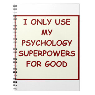 paychology psychologist spiral notebook