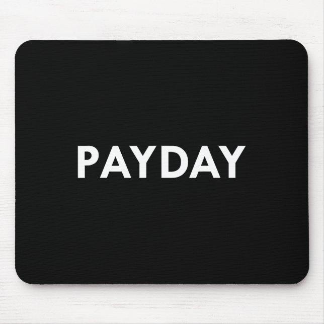 Payday Boxing Mma Funny  Mouse Pad (Front)